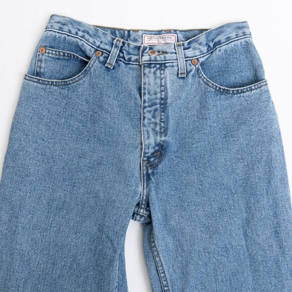 Vintage Guess Jeans High Rise Tapered Leg Denim 90s Canada SIze 29 Fits 26 - Picture 3 of 16
